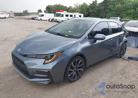 2021 Toyota Corolla Se from USA, damaged, VIN JTDS4MCE6MJ074440